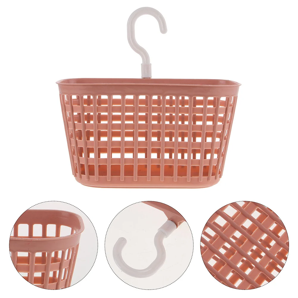 

2pcs Bathroom Hanging Basket Plastic Shower Organizer For Dorm Kitchen Wall Storage Tote Multifunctional Toiletry Cosmetics