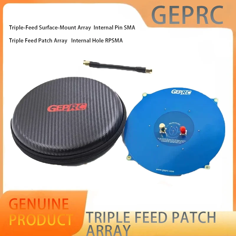 GEPRC 트리플 피드 패치 어레이 5.8G 원형 편파 안테나 장거리 드론 RC 드론 VTX 비디오 전송용