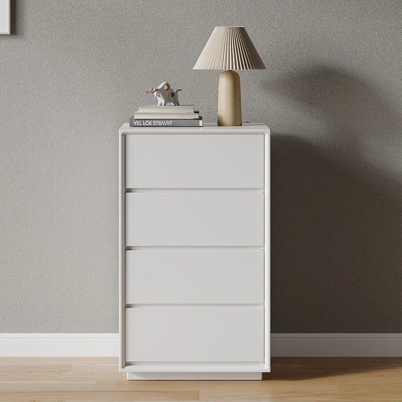 Solid wood four-bucket simple living room eight-bucket side floor-to-ceiling dining side cabinet locker