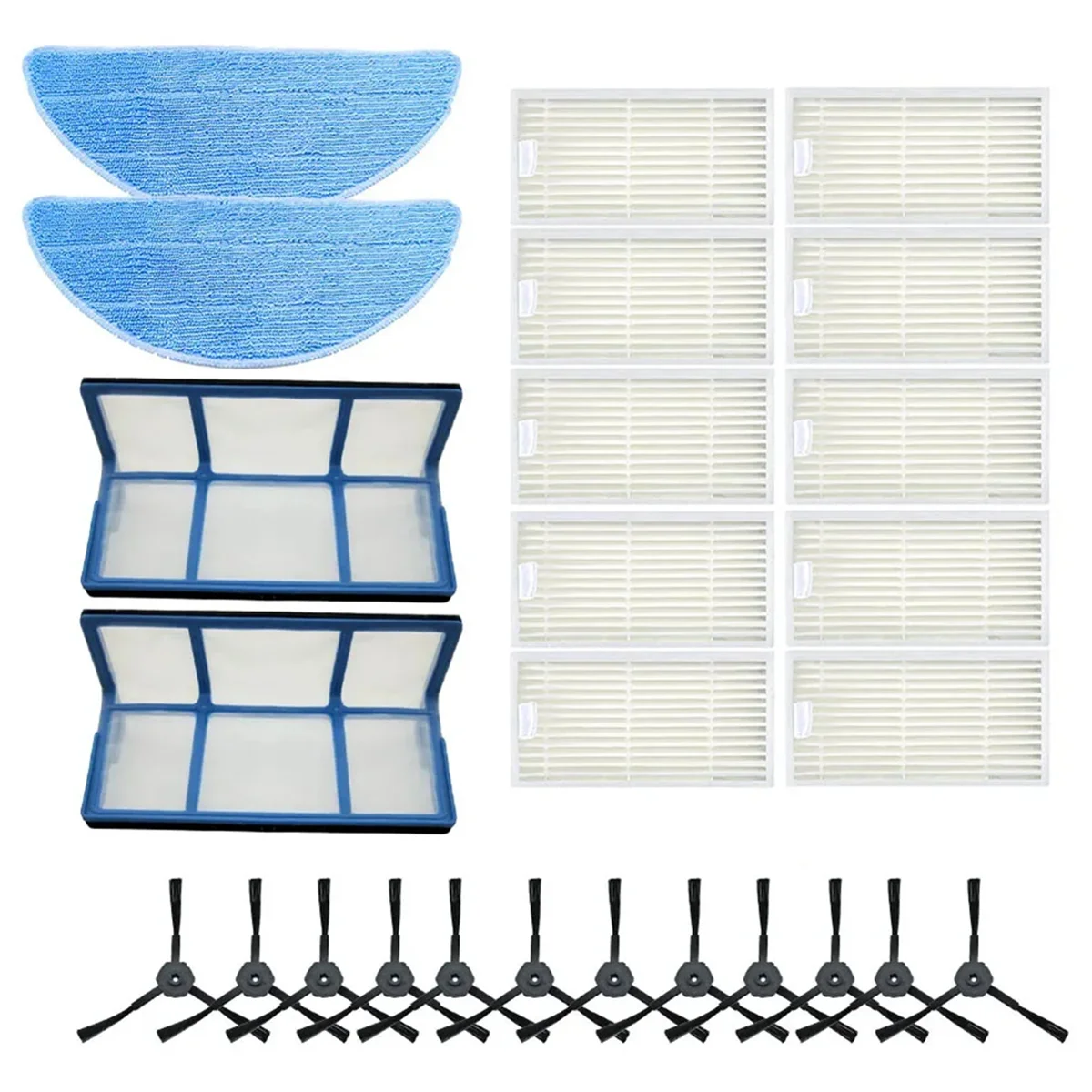

FZFZ Dust Filter Side Brush Efficient Hepa Filter for V5pro V50 V55 X5 V5S Pro V5 V5S V3 V3S Robot Vacuum Cleaner Parts