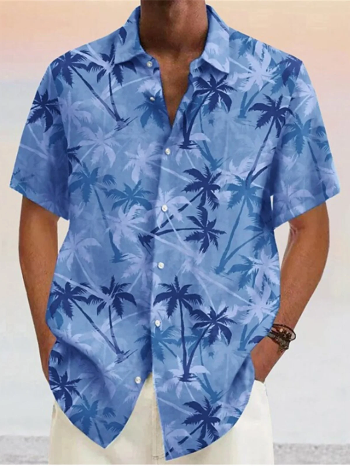 

3D Digital Print ort Sve Men's irt Casual Faionable Digital Floral Print Slim Fit Casual irt for Younger Men
