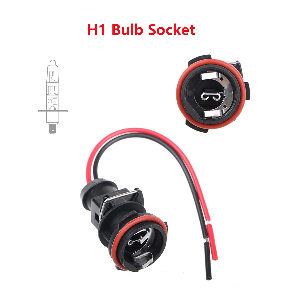 1 Set For Dongfeng Tianlong Tianjin Fog Light H1 Bulb Holder Socket Adapter Connector Accessories