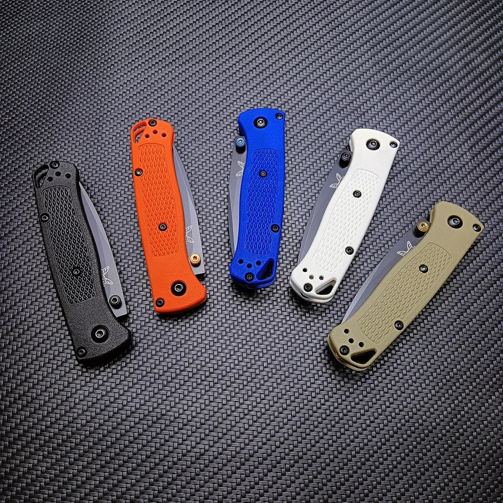 Mini BM 533 Axis Manual Flipper Blade Knife Stainless Steel Hunting Survival Folding Pocket Knife Utility EDC Camping Tools