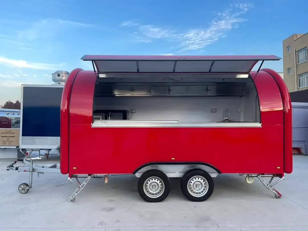 

Мобильный фургон-бар для напитков, кофе, мороженого, закусок и хот-догов с грилем и фритюрницей