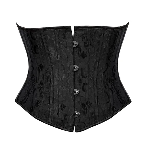 Imagen 1 del producto Entrenador de cintura adelgazante, ropa moldeadora de cuerpo, corsé gótico Sexy debajo del busto, ropa moldeadora, Fajas de mujer, lencería con cordones, corpiño, faja