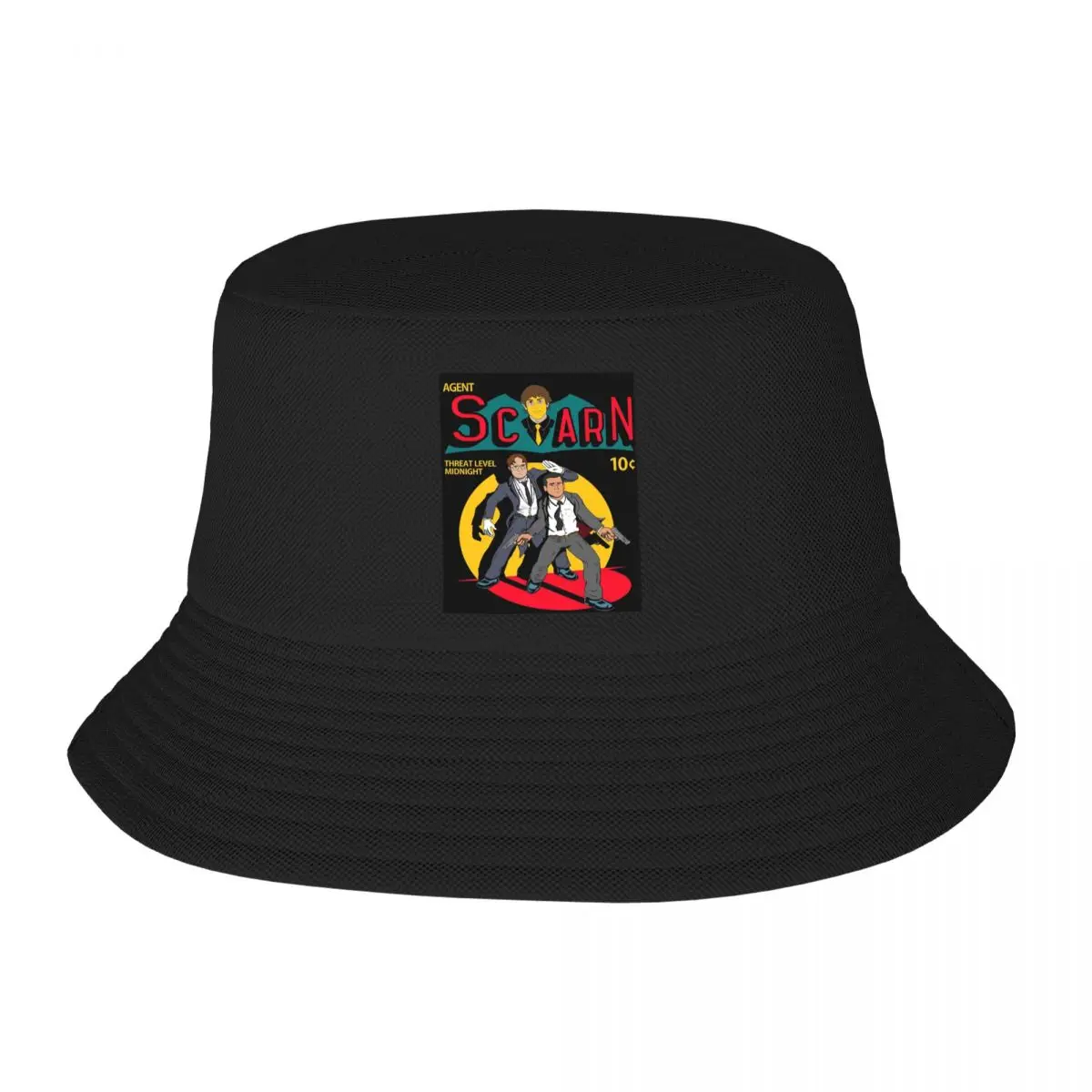 Agent Scarn Comics Bucket Hat Panama For Kids Bob Hats Fashion Fisherman Hats Summer Beach Fishing Unisex Caps