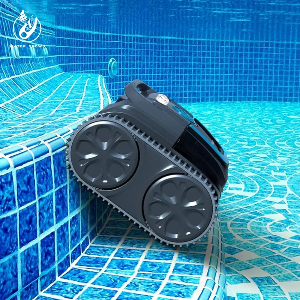 Automatic pool robot cleaner swimming pool vacuum cleaner wall climbing cordless robot pool cleaner