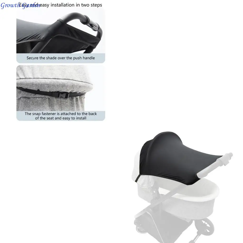 

Protective Sun Shade Breathable Sunshade Infant Stroller Sun Guard for Stroller E65D