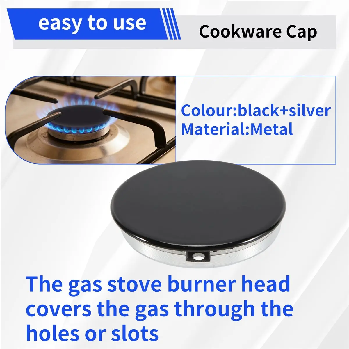 #01O gas stove burner caps, gas stove burner caps set 5 PS,Burner Caps,(Metal)