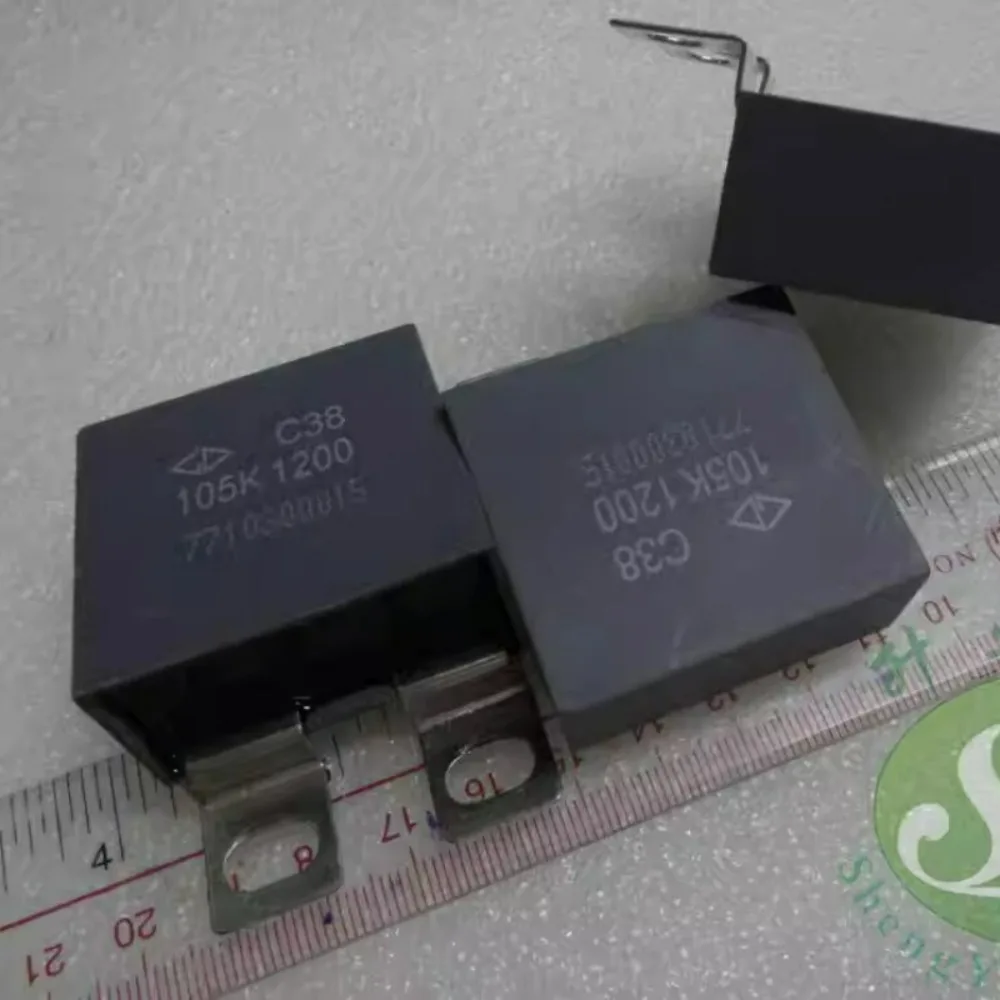

Fara C38 MKP 1.0uf/1200V 1u0f 1uf 105 Brand New 39mm Absorption Film Capacitor
