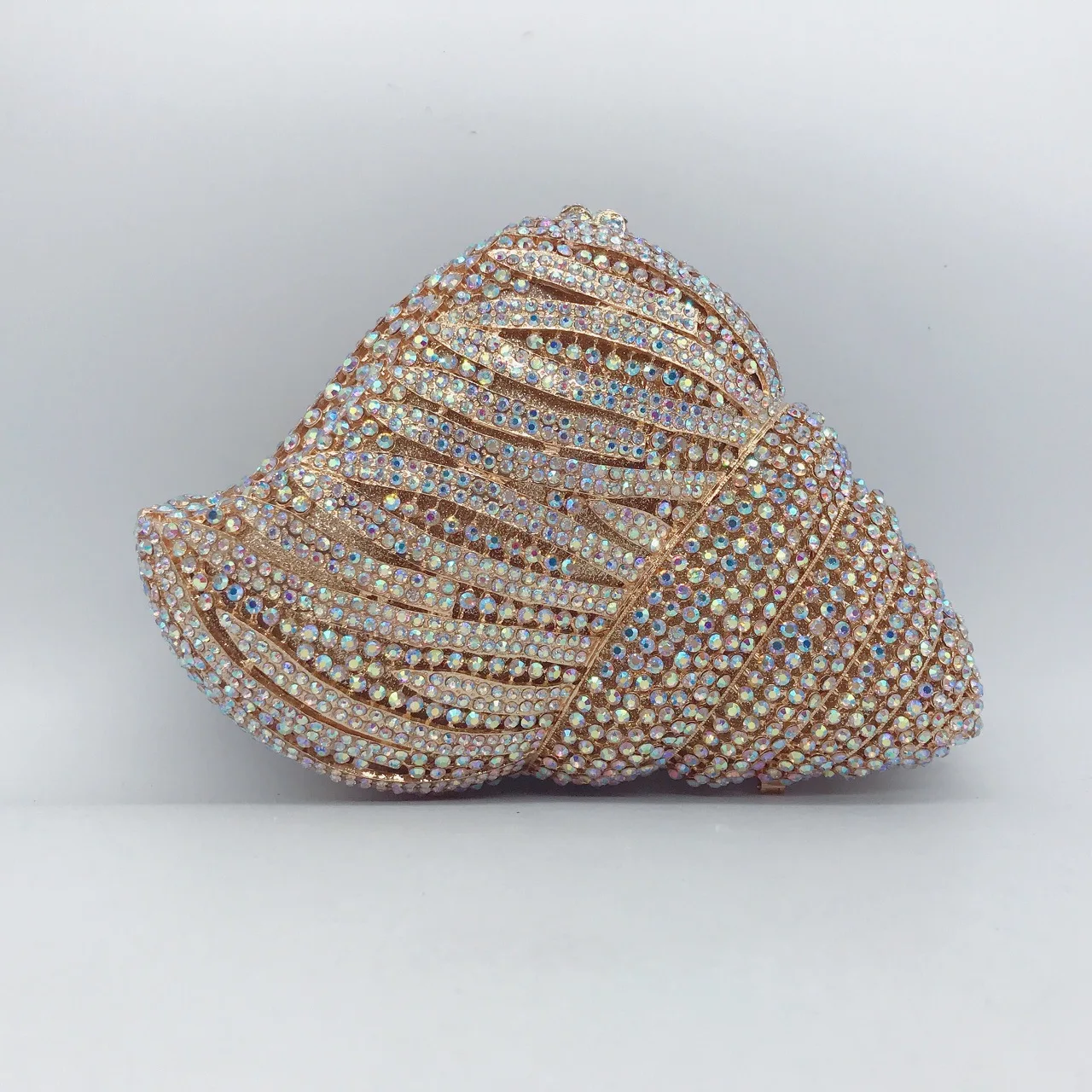 

Conch Diamond Dinner Full Diamond Clutch Bag Shell Banquet Dress Women's Vestido De Noche Fiesta Lujo Carteras Diseñador De Lujo