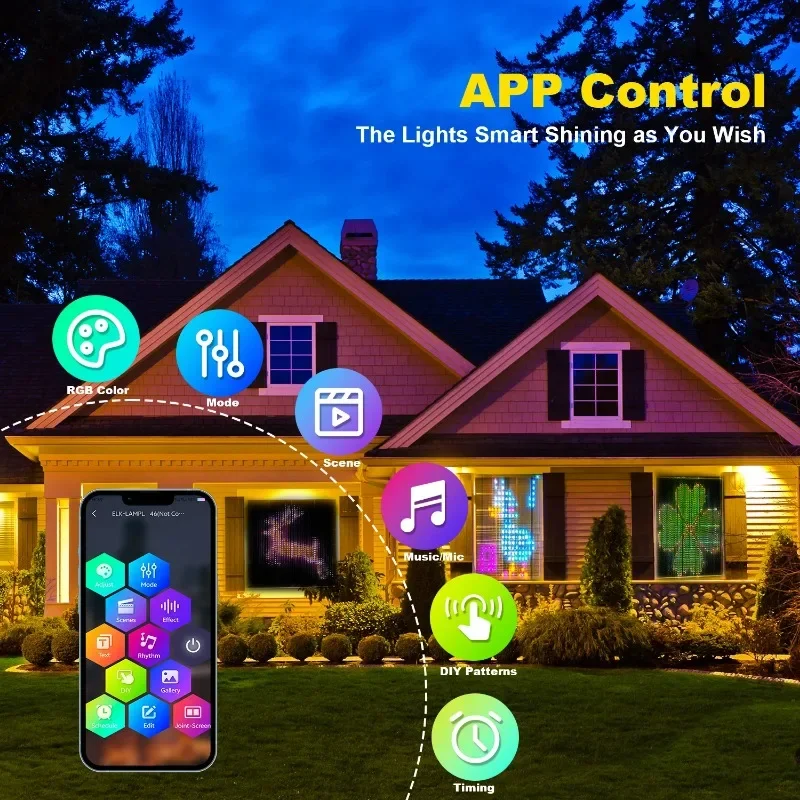 USB Led Smart Gordijnverlichting Bluetooth App Led String RGB Kerstverlichting DIY Muziekverlichting Party Gordijn Slaapkamer Decoratie