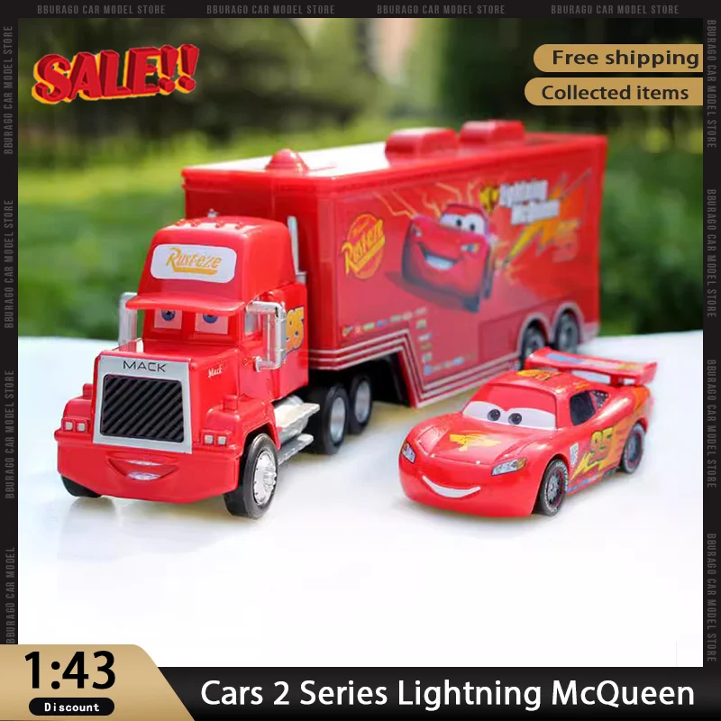 In Stock 1:43 Cars 2 Series Alloy Plastic Micro Die-Casting Integrated Car Model Customized Children'S Toys Car Collection Gifts