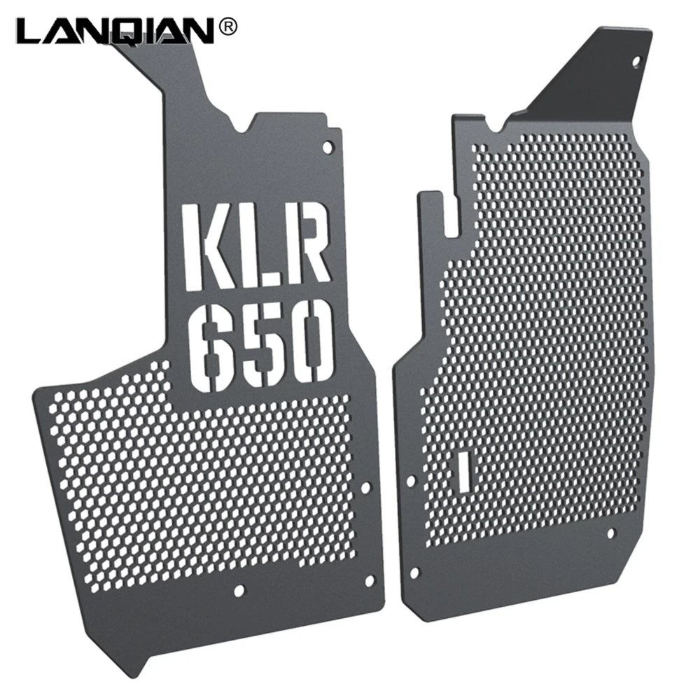 2024 FOR Kawasaki KLR650 KLR 650 2022 2023 Motorcycle Accessories Radiator Guard Grille Cover Protector Cooler Grill Protective