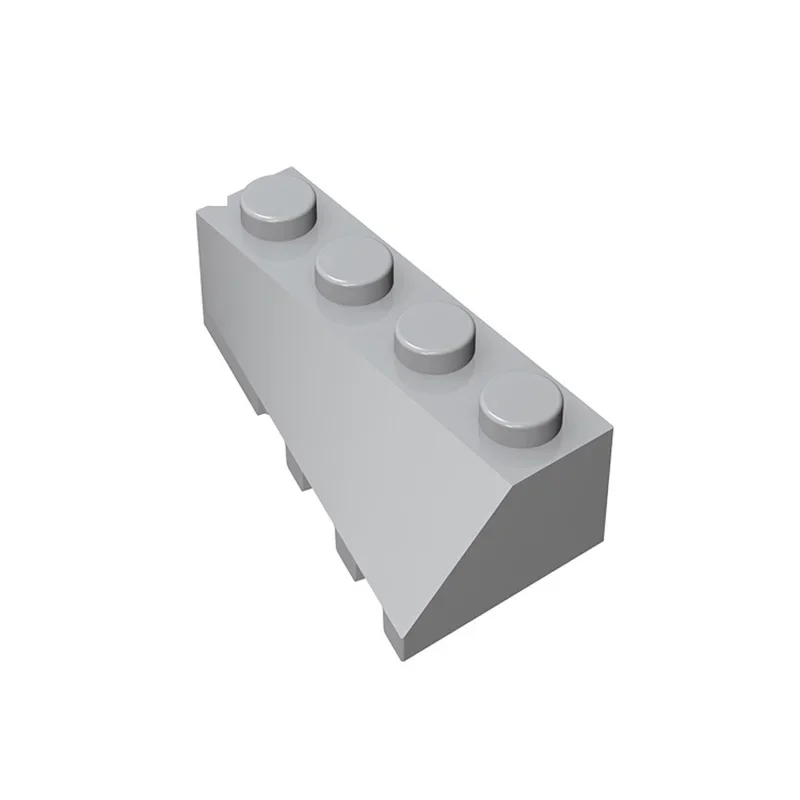 MOC 10PCS 43721 Wedge 4x2 Sloped Board Building Blocks Kit Left Connector Bricks Particle Puzzle DIY Toys Children Birthday Gift