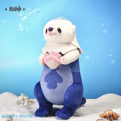 [Genuine] Sea Otter Doll MiHoYo Original Genshin Impact Official Sea Otter Plush Pendant Genshin Fontaine Ocean Zoo Series Gifts