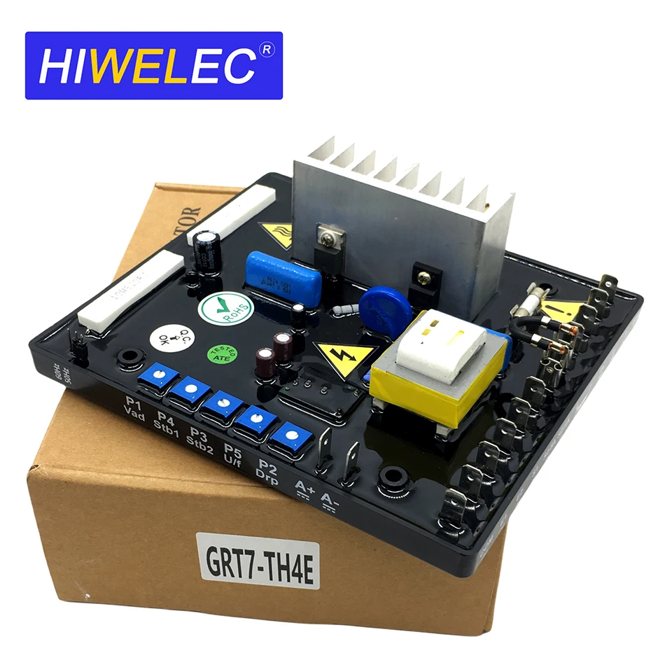 GRT7-TH4E AVR Generator Automatic Voltage Regulator PEGASUS CAT GRT7 TH4E Genset Parts Compatible with Original