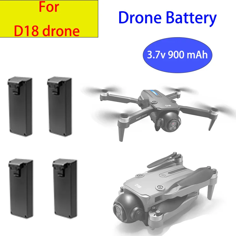3,7 V 900 Mah RC Drone D18 Batterie Zubehör Für D18 Drone Batterie Spezielle Rc Teil 1/2/3/6Pcs