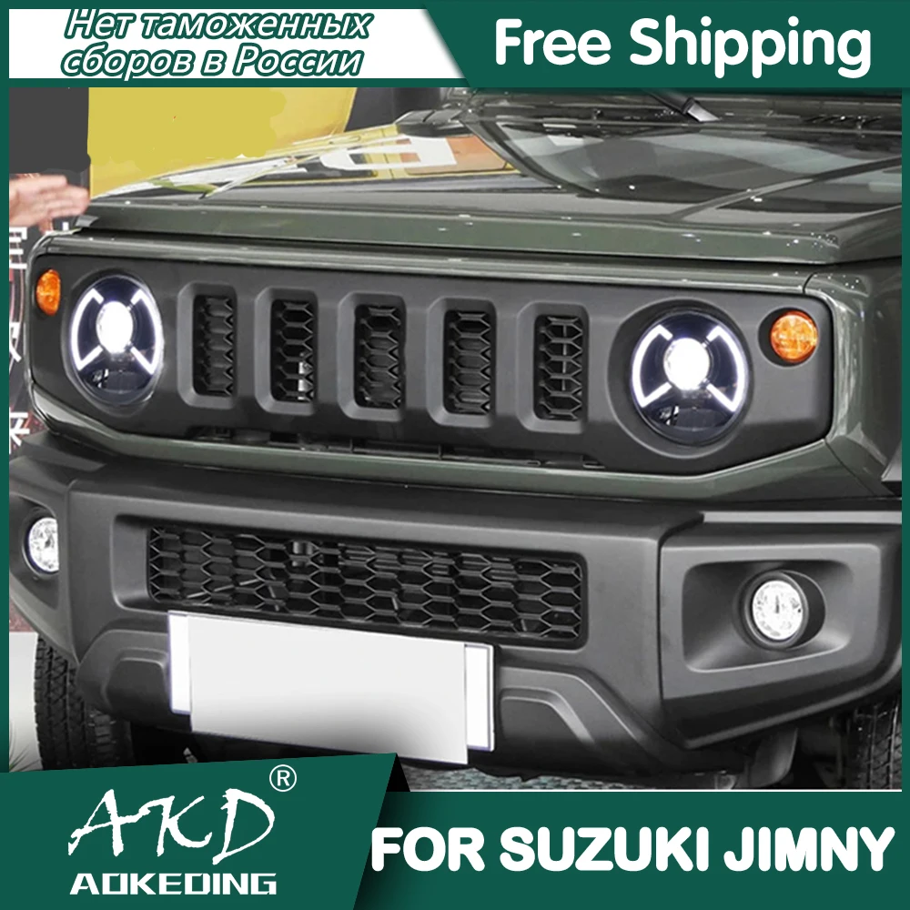 Car For Suzuki Jimny 2018-2020 Headlights DRL Hella LED Bi Xenon Bulb Fog Lights Car Accessory Jimny Head Lamp