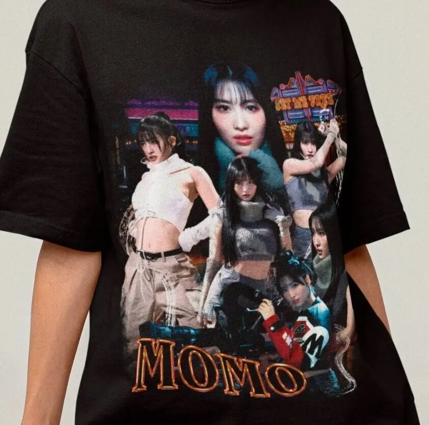 

Футболка дважды Момо, Футболка kpop merch, унисекс хлопок TE5842