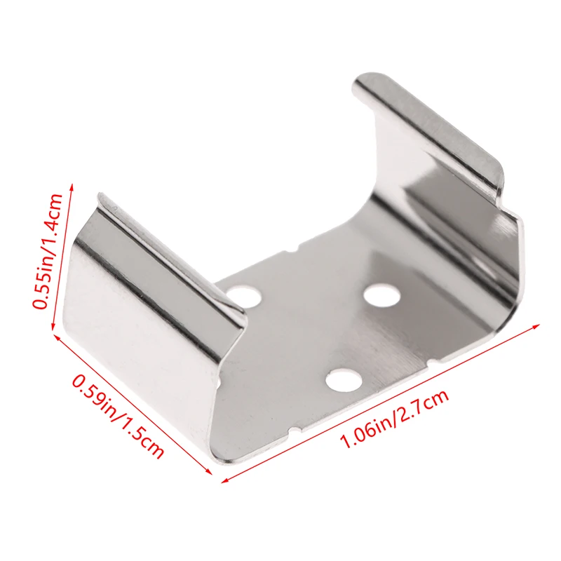 Replacement Battery Clip For Bc-69 Battery Model Spring Steel 9V Battery Fixed Clip Holder For Active Electric Guitar Bass