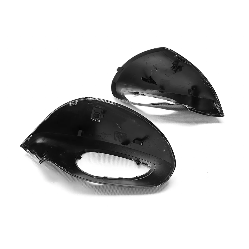 Replacement Rearview Side Mirror Covers Cap For Porsche 15-18 911 911.2 Carrera 4 S 4S GTS Carbon Fiber Shell