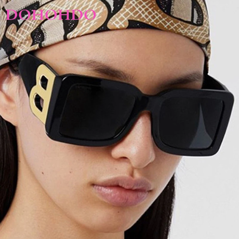 Oversized Square Sunglasses Women Men 2026 New Fashion Vintage Big Frame Eyeglasses Outdoors Travel Driving Sun Glasses UV400