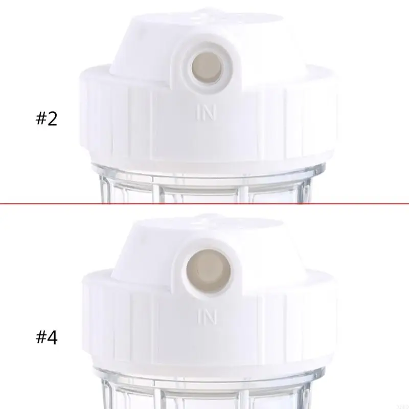 투명한 물 정화기 필터 병 물 디스펜서 1 4 ''인터페이스 투명 여과 병 내구성 N58D