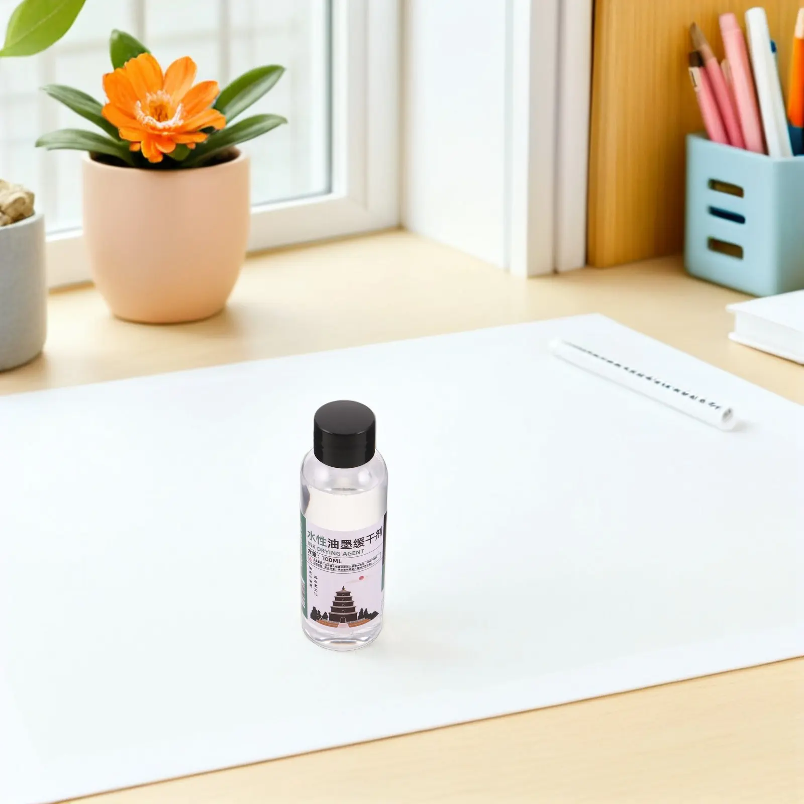 100Ml Professional Screen Printing Ink Slow Drying Agent Solvent-Based Retarder for Paper Plastic Metal Surfaces Clog Prevention