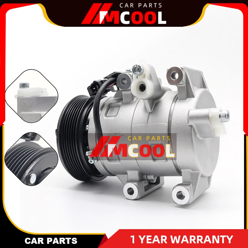 1x 301000711AA AC Compressor For Chery T1E T1A T1D T19 Tiggo 7 Pro 1.5 CVT 2020- 10S14C 6 Grooves