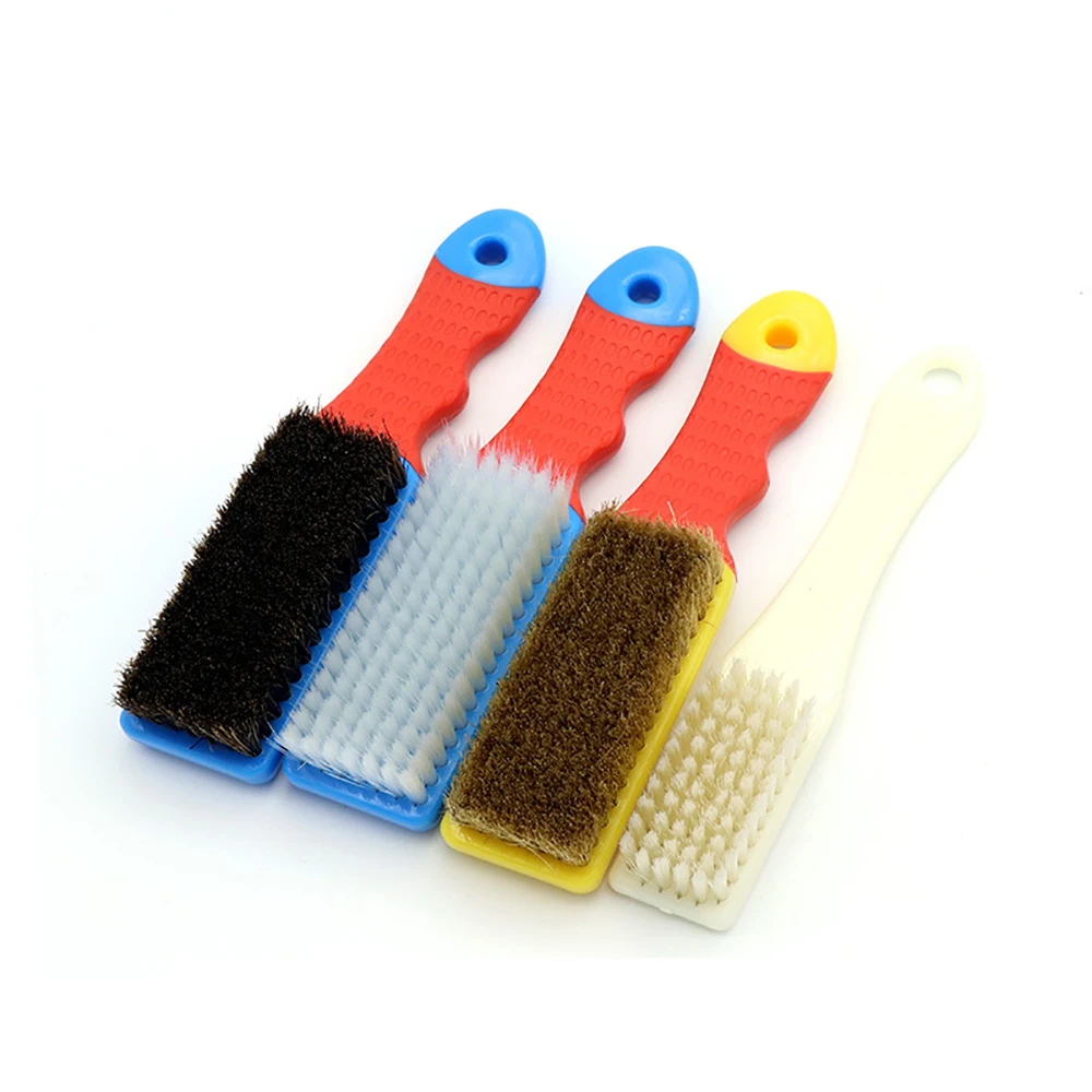 

Bristle Brush With Handle Deep Cleaning Polishing Comfort Grip Stiff Bristle Scrub Dusting Brush Hand Tool Portable for Craft