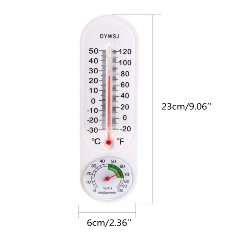 Portable Indoor Thermometer Wall-mounted Household Greenhouse Temperature And Humidity Meter Precise Breeding Thermometer