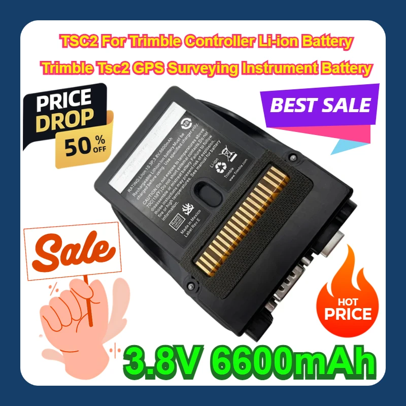 TSC2 For Trimble Controller Li-ion Battery Trimble Tsc2 GPS Surveying Instrument 3.8V 6600mAh Battery