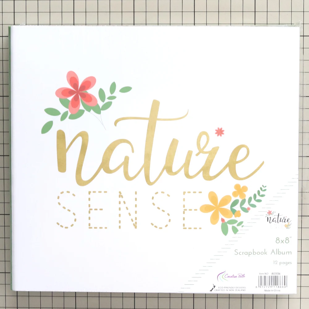 Creative Path 8 Inch Scrapbook Album Dik Handgemaakt DIY Scrapbook Fotoalbum 12 Pagina's Journaling Fotoalbum met Witte Bladen