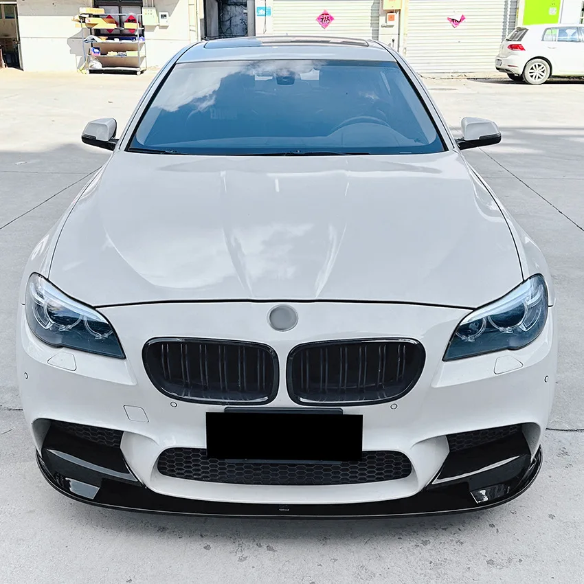 Car Front Bumper Lip Spoiler For BMW 5 Series F10 F11 M5 2012 2013 2014 2015 2016 Diffuser Splitter Bumper Bodykits view 2