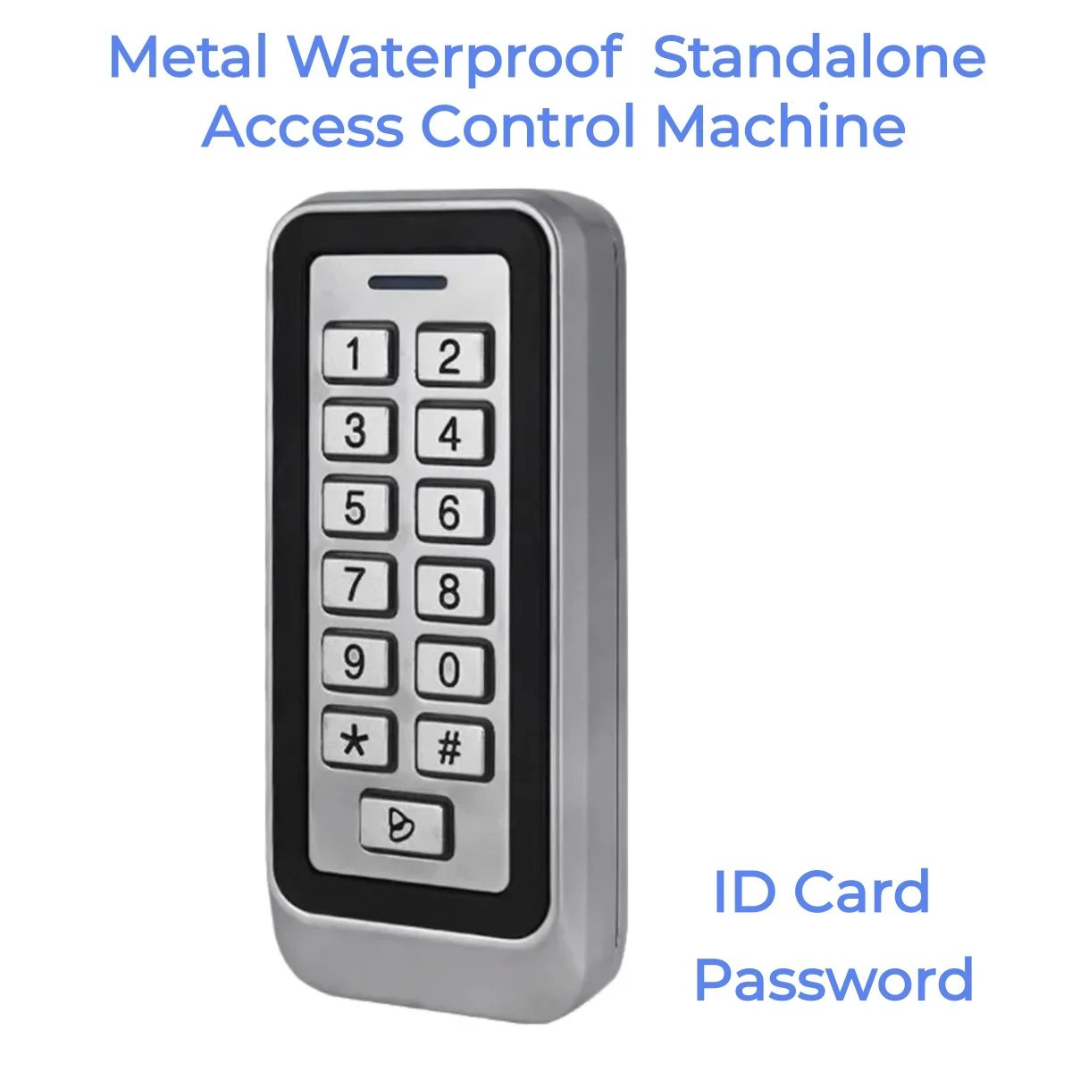 Metal Access Control Kit Waterproof Backlight Keypad Password EM Card 1000 Users Single Door Controller For Home Office Security