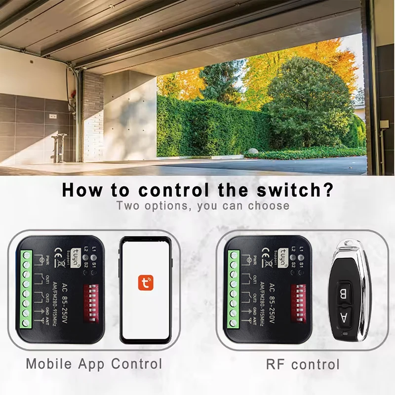 جهاز استقبال جديد RX MULTI WIFI Tuya 300 a 868 ميجا هرتز لجهاز التحكم عن بعد لباب المرآب CAME TOP432NA TOP432EE TOP432EV TOP 432 NA EE EV