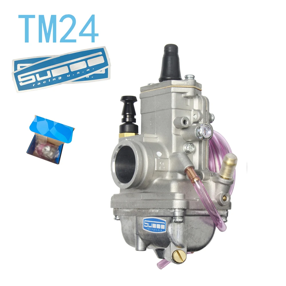 TM TMX 50-650cc 2/4-stroke engine Flat Slide Smoothbore Carb Carburetor tm24 tm28 tm30 tm32 tm34 tm38 Motorcycle