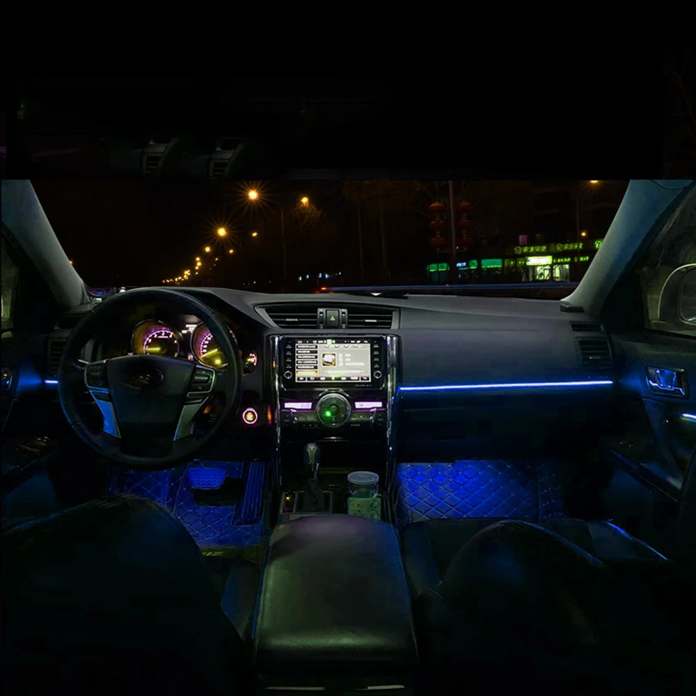 For Toyota REIZ 2010-2017 64 colors Symphony dedicated Atmosphere Light LED Footlamp Central control lamp Full car Ambient light