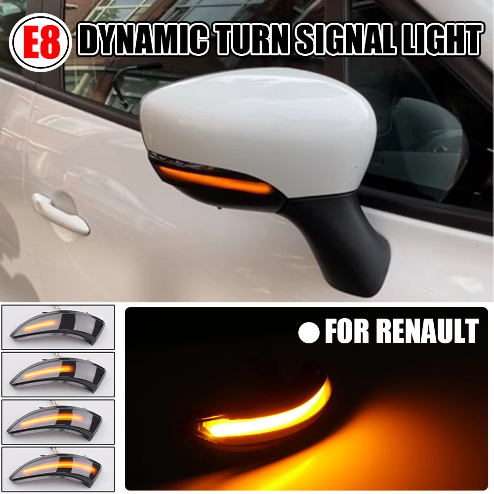 Suitable For Renault Captur KAPTUR J5 H5 2013 -2016 Dynamic LED Blinker Indicator Mirror Turn Light Signal Repeater Car Styling