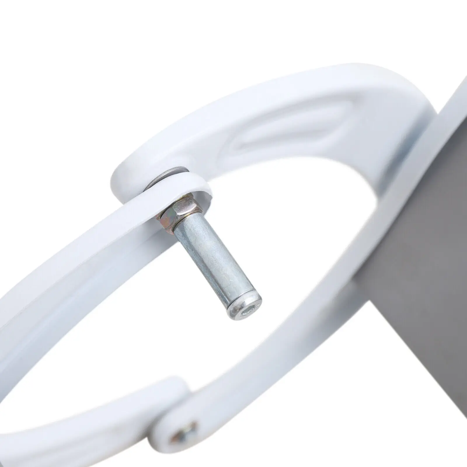 882 LBS White Wall Mounted Folding Loft Ladder Stairs Attic Ladder Loft Stairs