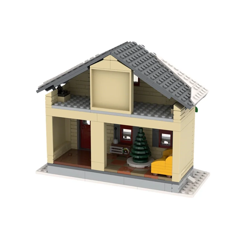 

424pcs MOC W15 Winter Bungalow 2 Seasonal Christmas Model Building Blocks Construction Toy Christmas Gifts DIY Creative Idea