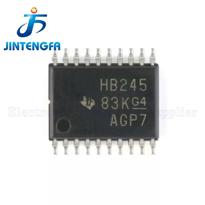 10PCS SN74AHCT245PWR HB245 TSSOP-20 Three-state Output Eight-way Bus Transceiver SMD Logic Chip Brand New Authentic