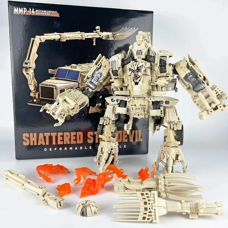 BMB Trasformazione Giocattolo MPM14 MMP-14 Versione Ingrandita KO Bone Frantoio Robot In Movimento Action Doll Robot Regalo