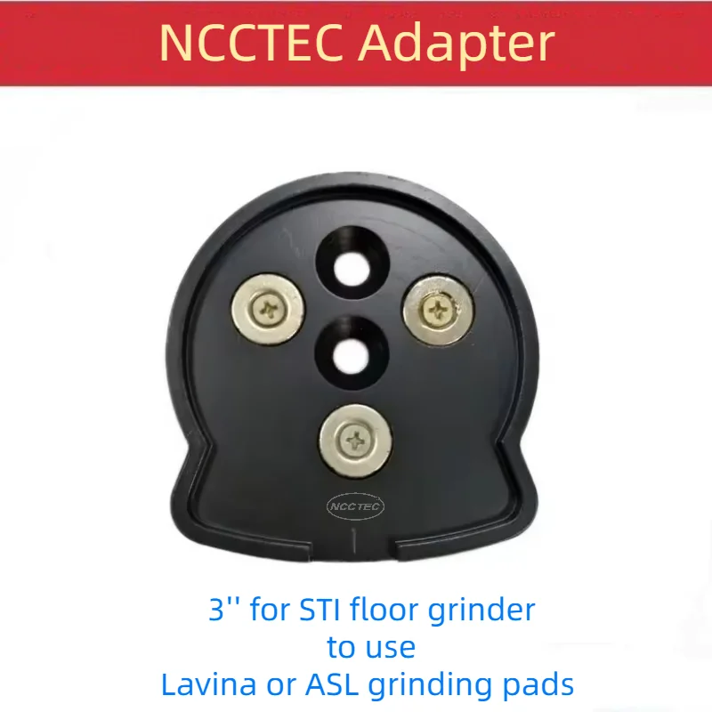 

9pcs 3'' Quick Change Magnetic Adapter STI Floor Grinder Convert to ASL Lavina Diamond Grinding Polishing Pad Block Disc Tool