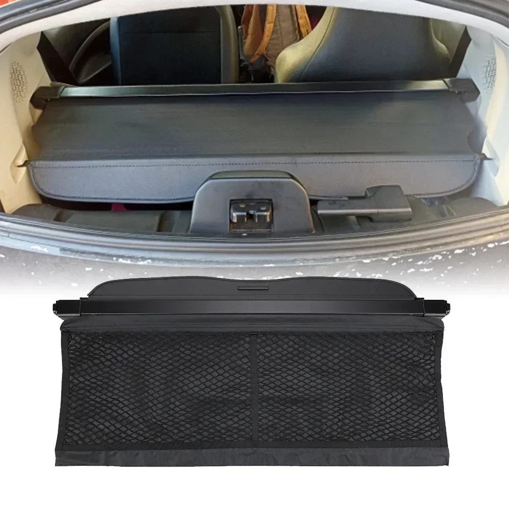 For Smart 451 Fortwo 2009-2014 453 Fortwo 2015-2019 Car Rear Trunk Cargo Cover Curtain Trunk Partition Security Shield Screen