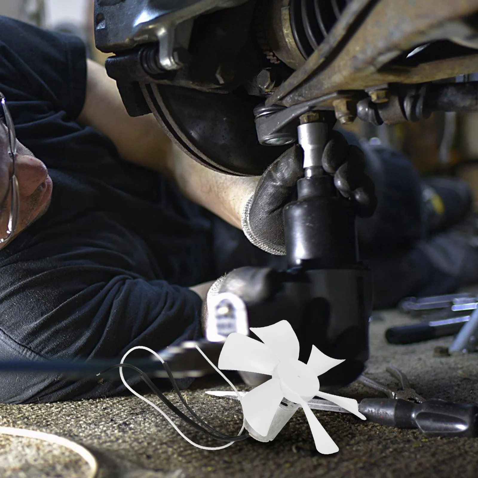 

1 комплект сменных лопастей вентилятора для автофургона, прочные пластиковые вентиляционные лопасти, легкий вес, простая установка, аксессуар для автофургона, запасная часть