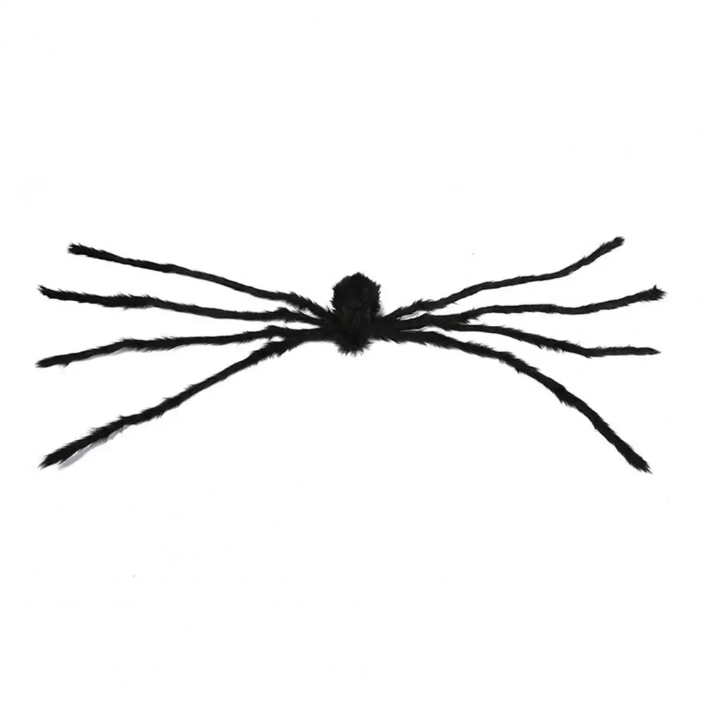 Bendable Poseable Halloween Spider Spooky Glowing Spider Decor Giant Spider Halloween Decoration Realistic Fake for Indoor