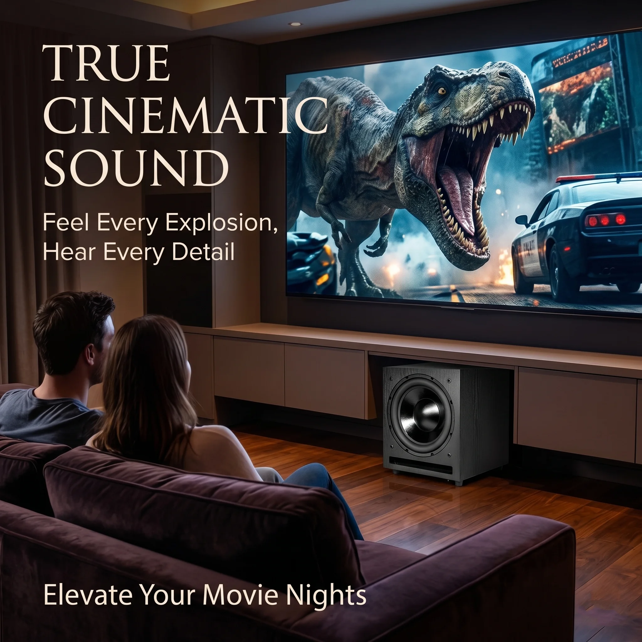 12 Inch Speaker Deep Bass Home Subwoofer Premium Audio Equipment for Movie Theater Sound in the Living Room
