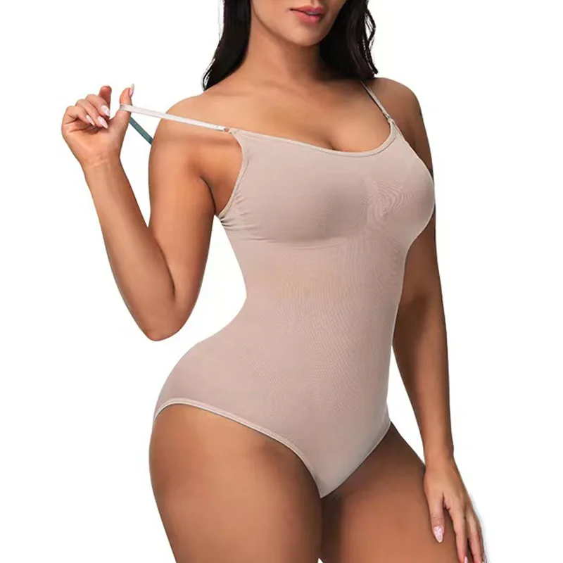 Slims Shapewear Tummy Control Bodysuit Thong or Brief Sculpting Shaper Tank Top Shapewear Bodysuit Snatched Waist Body Suit